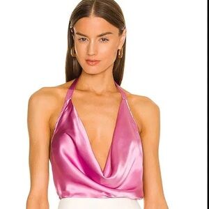 Cami NYC Jackie Halter Top in Light Pink